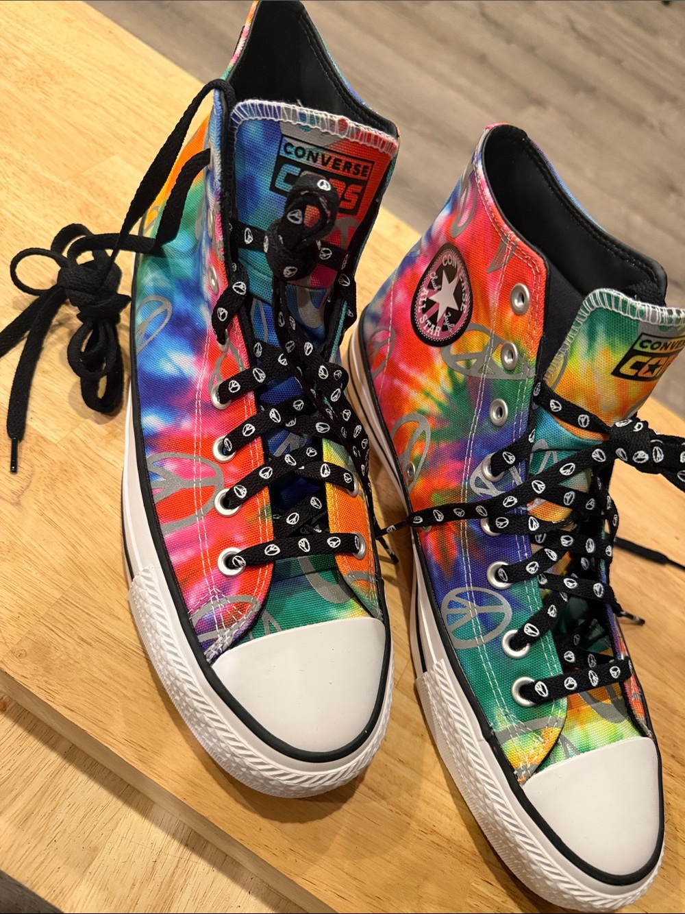 Converse Tie-Dye High-Top Sneakers - Rainbow